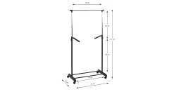 Rollgarderobe Tamo