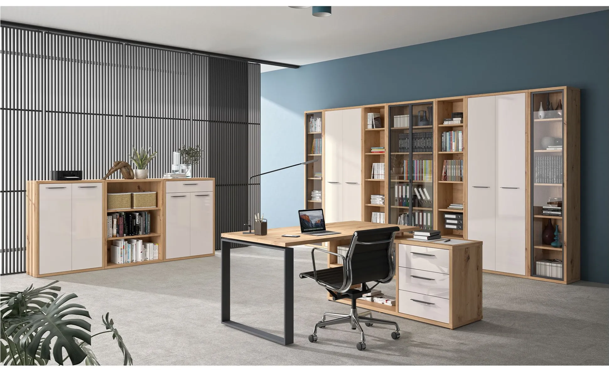 Schreibtisch-Kombination Design-Office