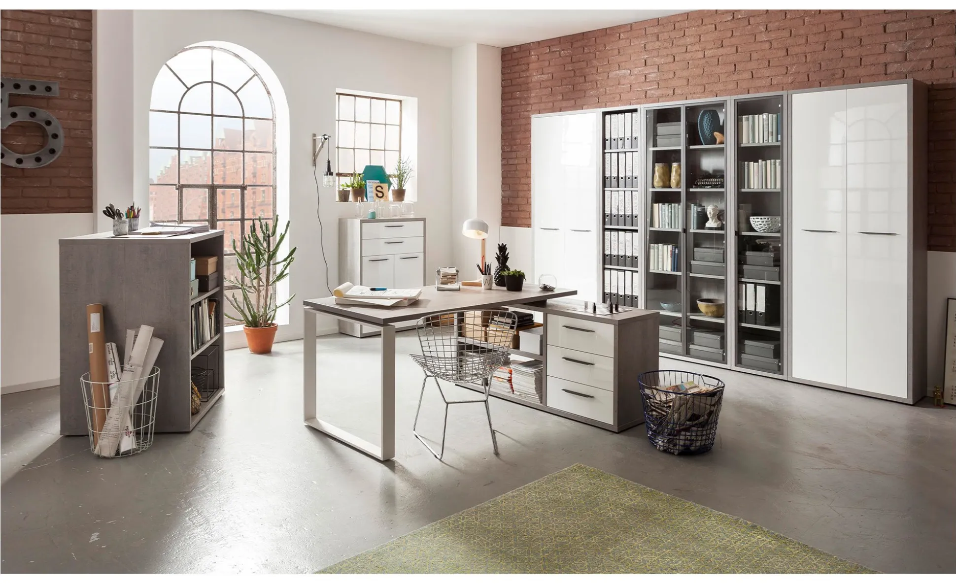 Schreibtisch-Kombination Design-Office