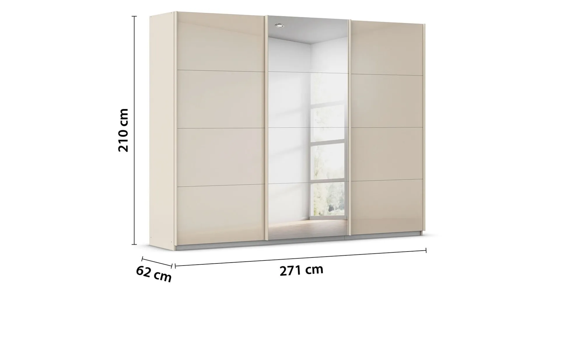 Schwebetürenschrank Kiel