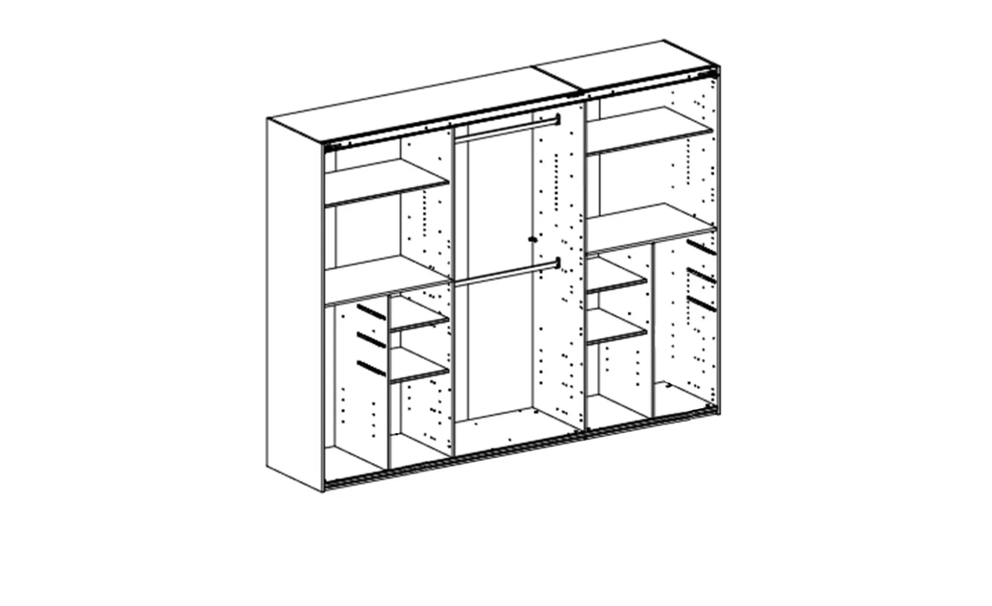 Schwebetürenschrank Sophia
