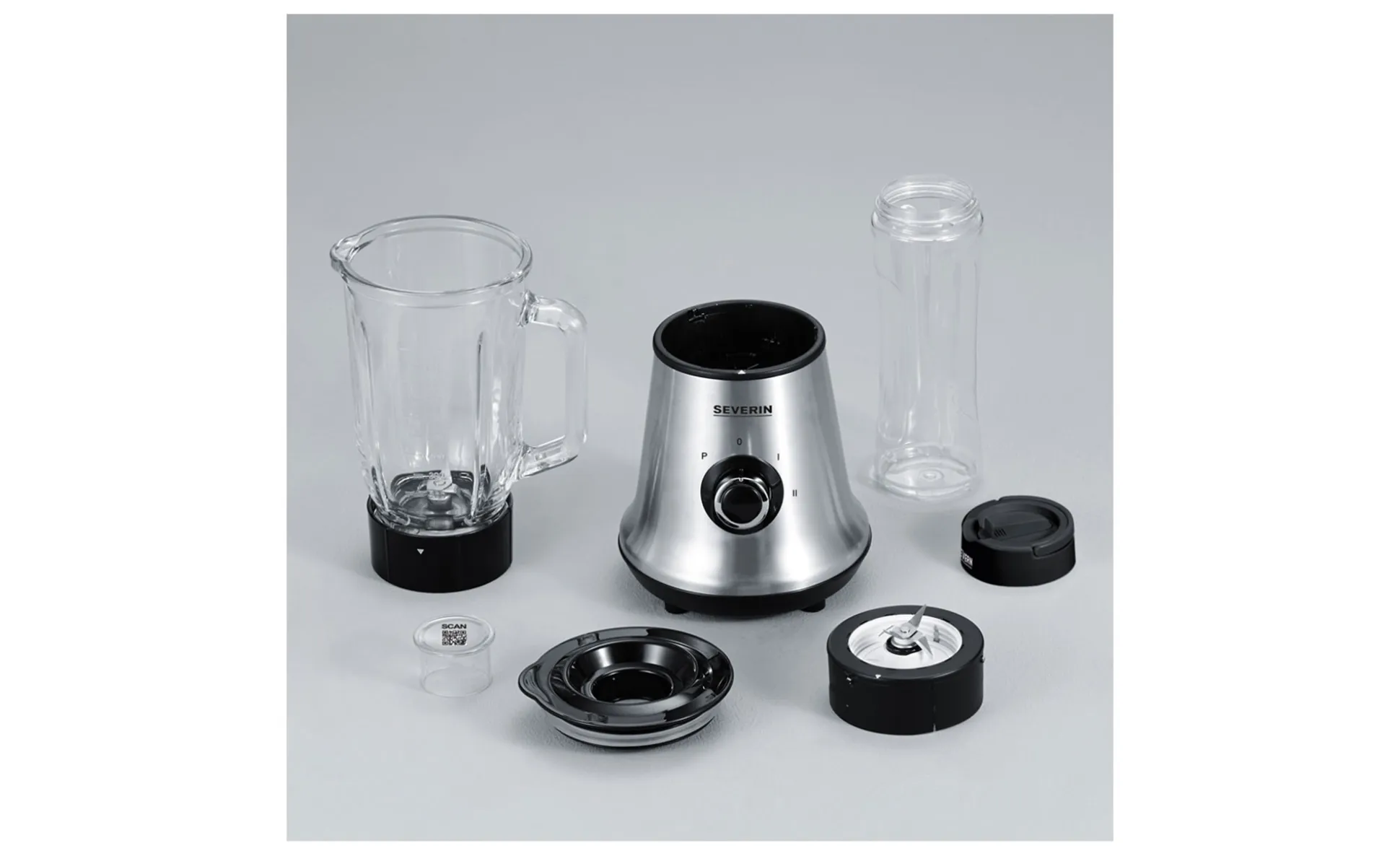SEVERIN Multimixer + Smoothie Mix & Go