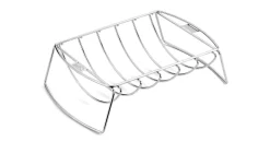 Spare-Rib-Halter & Bratenkorb 2-in-1