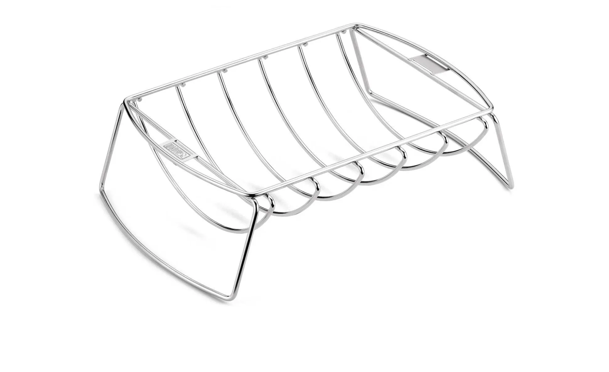 Spare-Rib-Halter & Bratenkorb 2-in-1