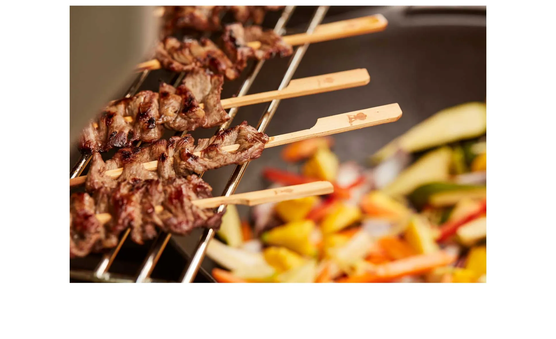 Spieße aus Bambusholz