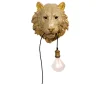 Wandleuchte Animal Tiger Head 33,5 cm